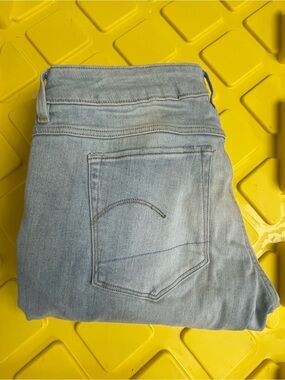 G-Star Light Blue Low Super Skinny Jeans